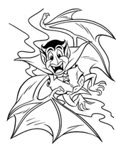 coloriage dracula d halloween